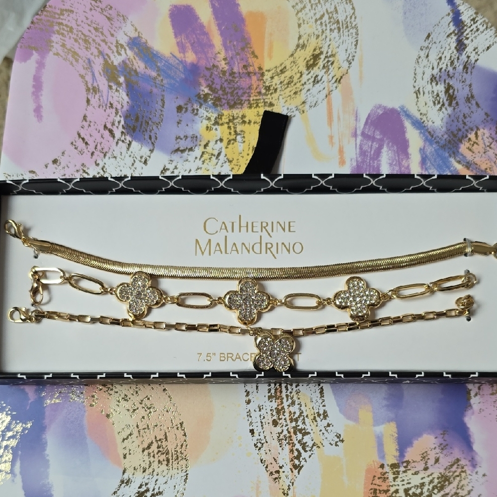 Catherine‎ Malandrino Gold Vintage-Inspired Bracelet